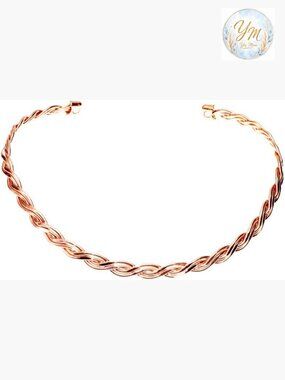 Adjustable Copper Magnetic Therapy Necklace for Women